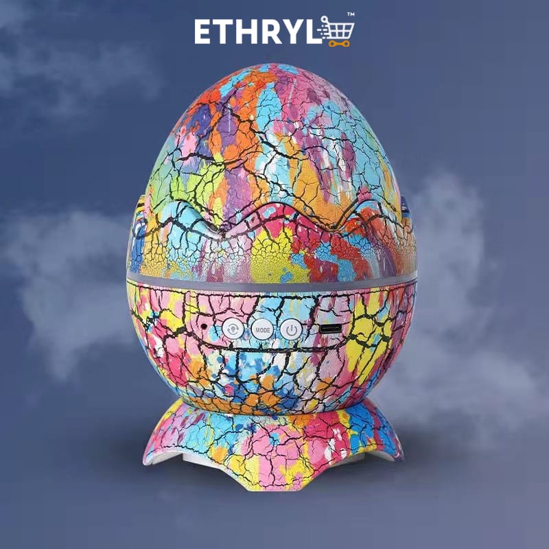 LumaEgg™ — Dinosaur Egg Galaxy Projector | Night Lamp | Bluetooth Speaker | ASMR Artist / USB Electronics
