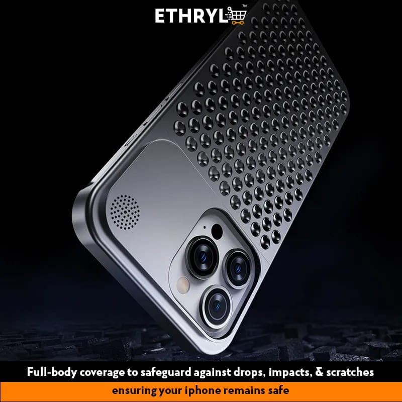 Aluminum iPhone case for iPhone 15, 15 pro, iPhone 14, 14 pro, 1iphone 13, 13 pro Electronic accessories ethryl store best multipurpose store